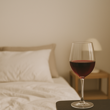 Alkohol und Schlaf – Warum das Glas Wein am Abend keine gute Idee ist